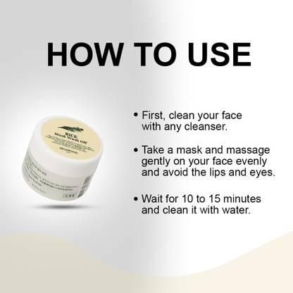 Rice Mask Wash off Face Wash  (100 gm)